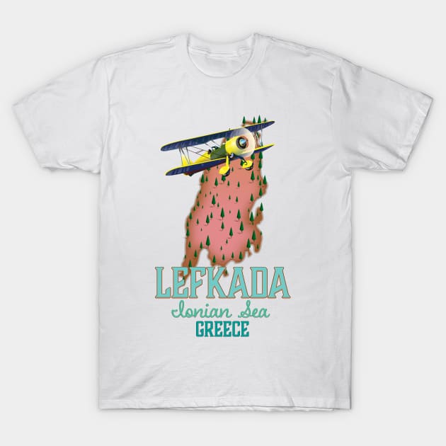 Lefkada Greece T-Shirt by nickemporium1